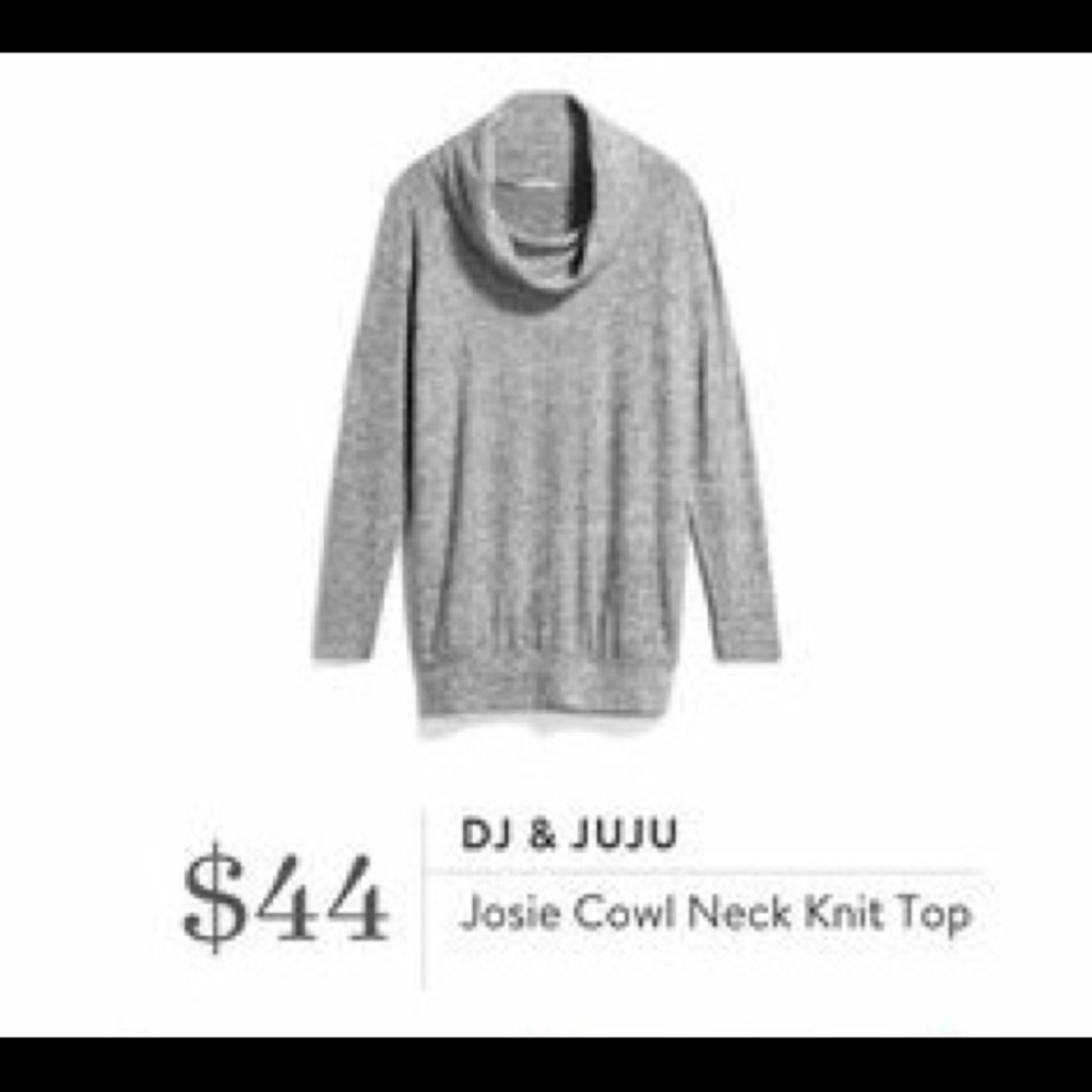 DJ & JUJU Josie cowl neck knit top